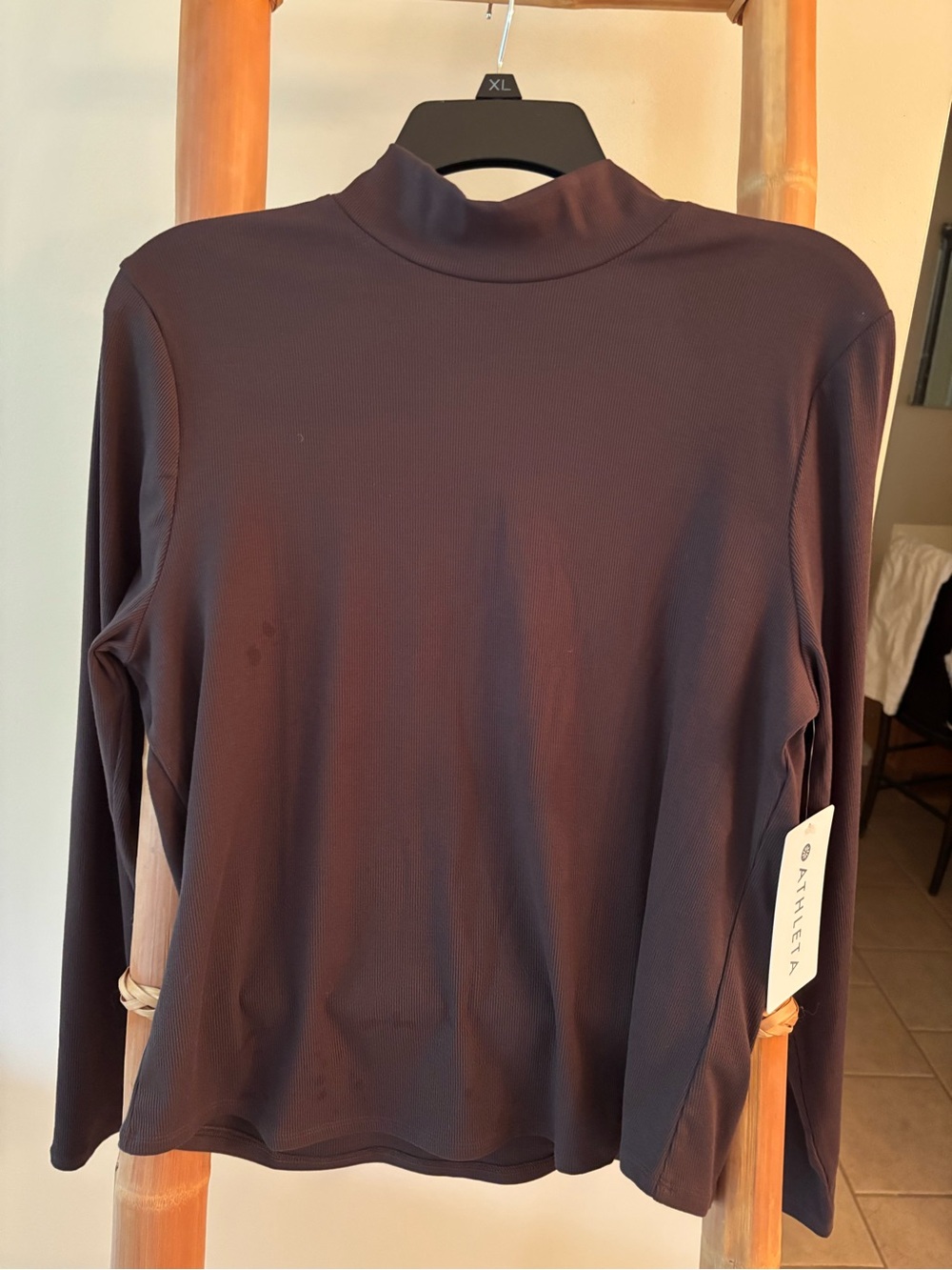 Athleta Signature Rib Turtleneck XL